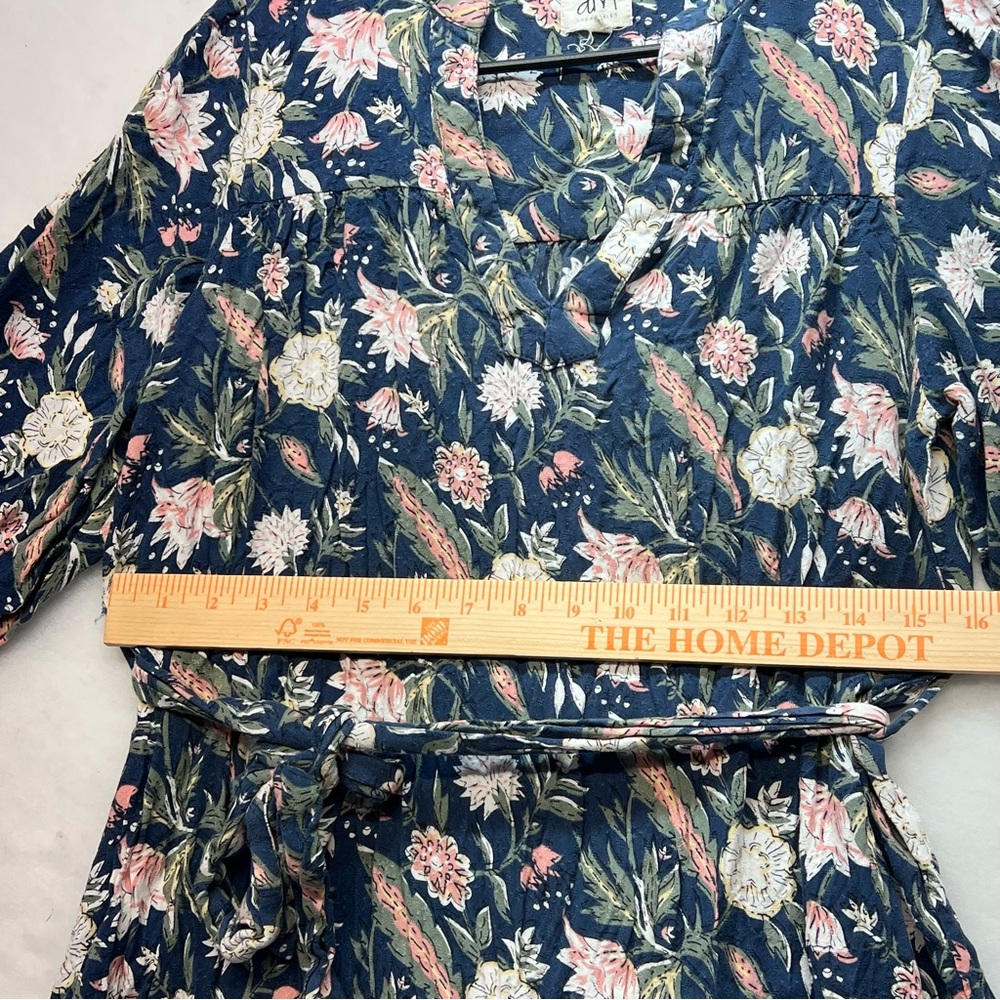 Dra Floral Blue Maxi Dress, size small - Picture 6 of 13